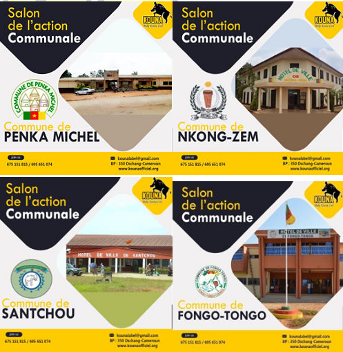 Flyers de l'événement dans les différentes communes communale